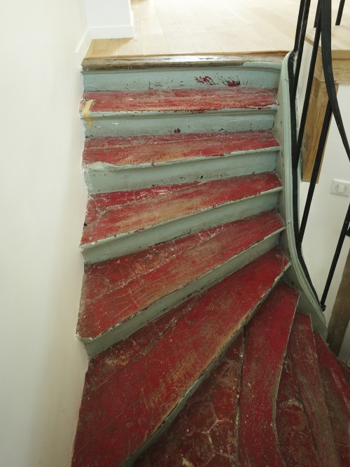 L'escalier d'origine conservé
