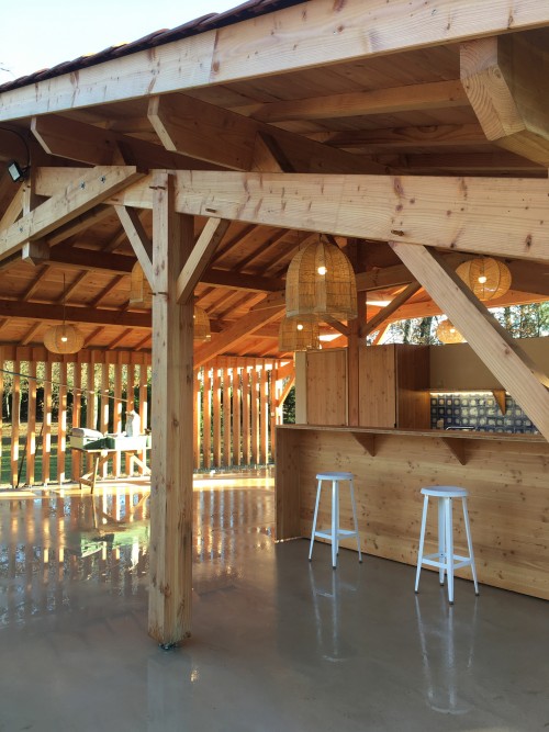 A Pool House in the Landes region
