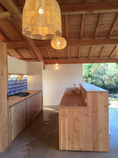 A Pool House in the Landes region
