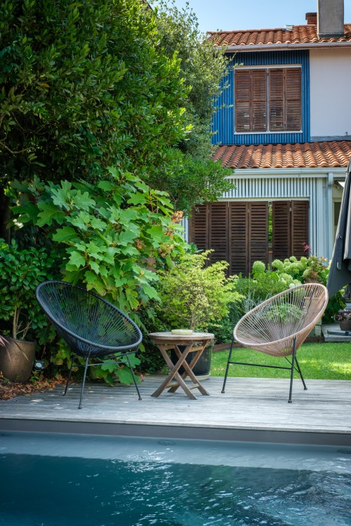 EXTENSION SUR 2 NIVEAUX ET PISCINE
