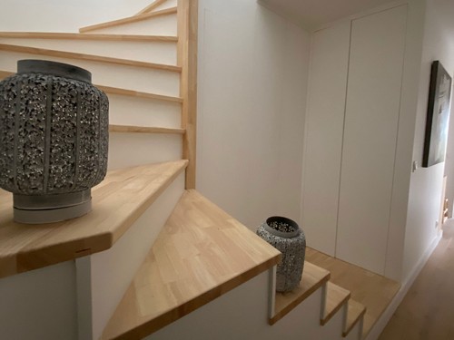 La lumière par l'escalier