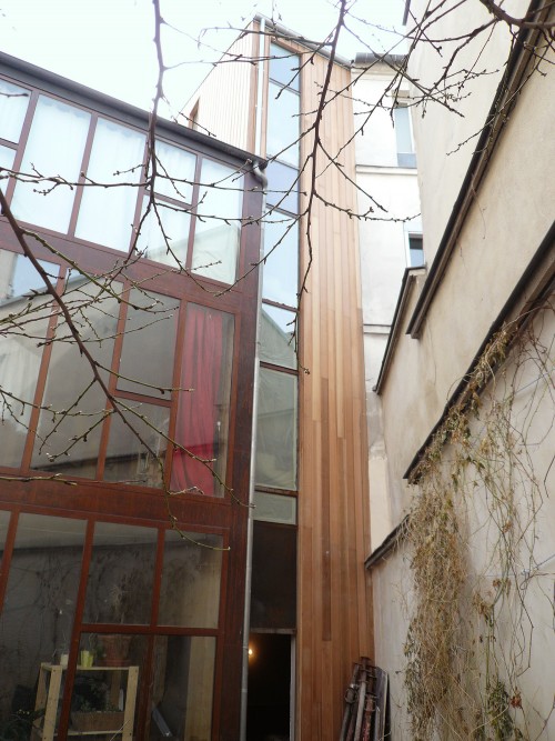 Both houses, garden façade.
